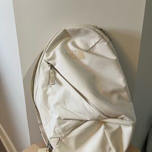 The North Face Cream White Sling Backpack